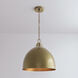 Arrco 3 Light 18 inch Aged Brass Indoor Pendant Ceiling Light